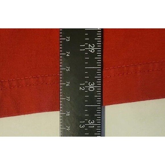 Vintage Chaps Ralph Lauren T Shirt Size Large Red 90s Y2K Embroidered - Picture 3 of 7